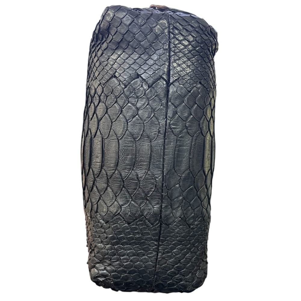 Authentic Bottega Veneta Black Python Cosmetics C… - image 2